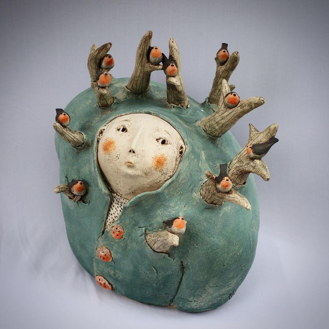 Poetic Figurative Ceramic Sculptures By Anne Sophie Gilloen (14)