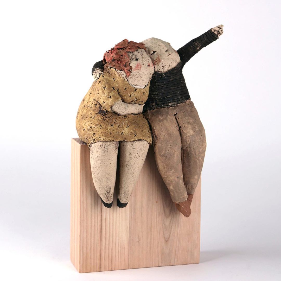 Poetic Figurative Ceramic Sculptures By Anne Sophie Gilloen (28)