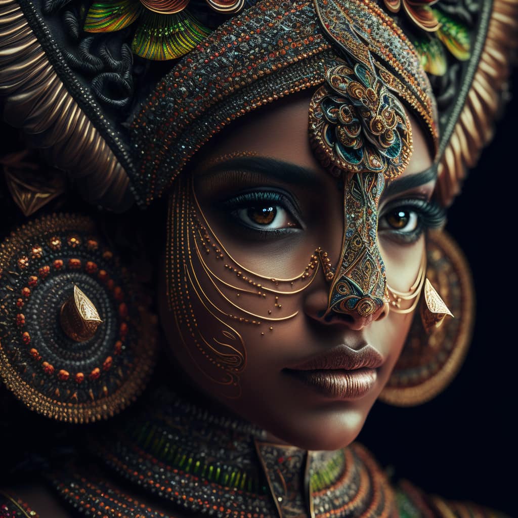 Stunning Ai Generated Portraits Of People Ornated With Jewelry By Swaroop Guhathakurta (9)