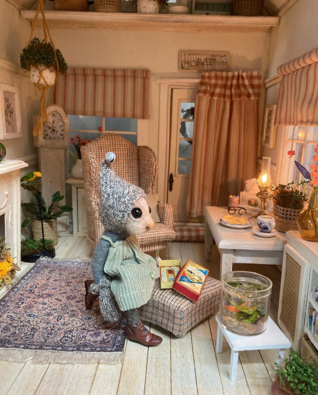 Tales From The Old Thread House, Cute Needle Felted Mice Dolls By Rebecca Wheeler (16)