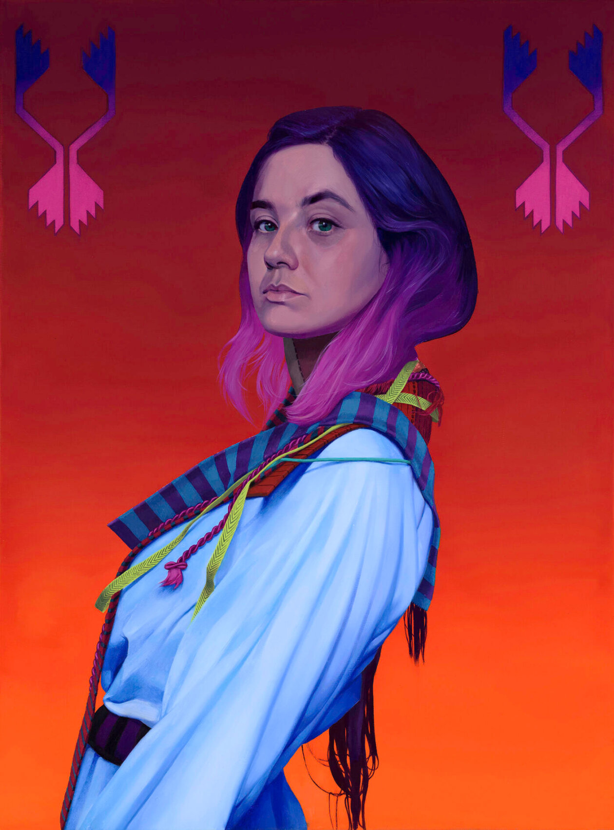 Transitions, Neo Folkloric Portrait Paintings By Simona Ruscheva (10)