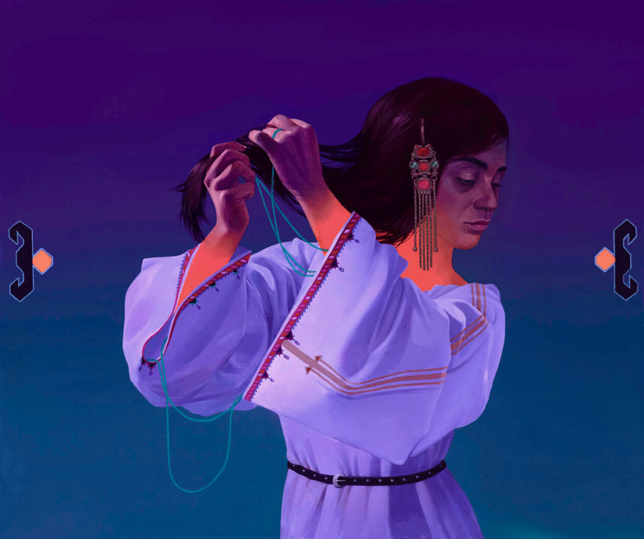 Transitions, Neo Folkloric Portrait Paintings By Simona Ruscheva (12)