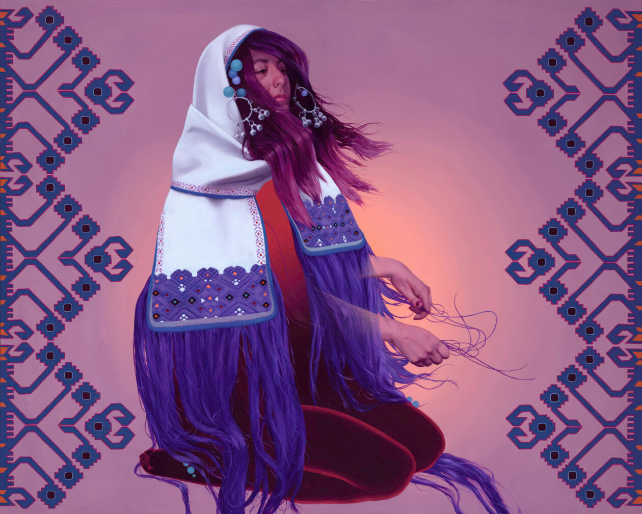 Transitions, Neo Folkloric Portrait Paintings By Simona Ruscheva (3)