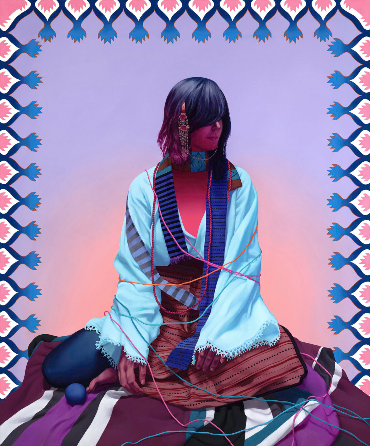 Transitions, Neo Folkloric Portrait Paintings By Simona Ruscheva (5)