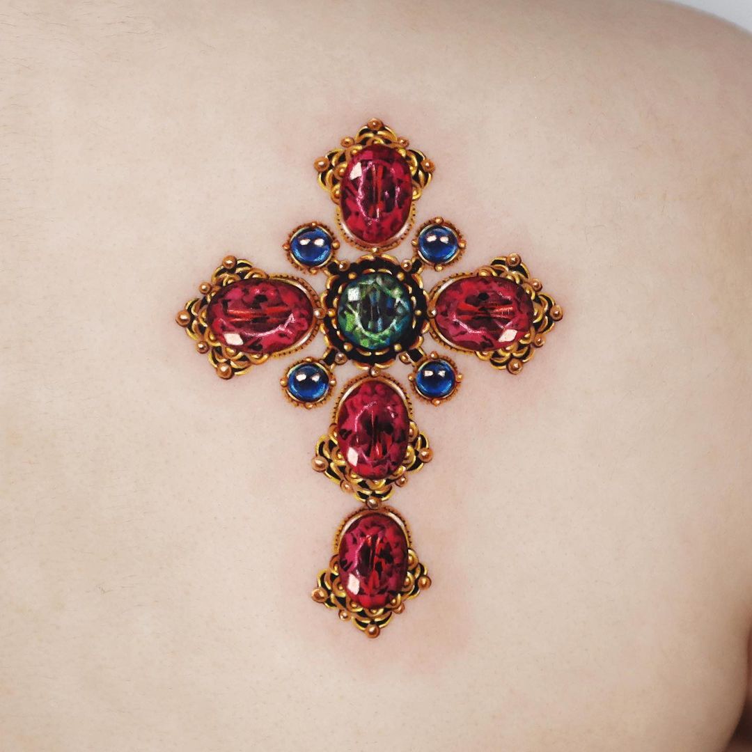 Whimsically Realistic Metallic Tattoos By Jooa (15)