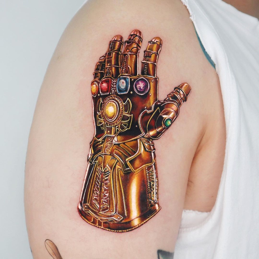 Whimsically Realistic Metallic Tattoos By Jooa (18)