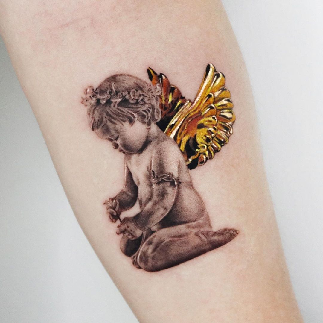 Whimsically Realistic Metallic Tattoos By Jooa (22)