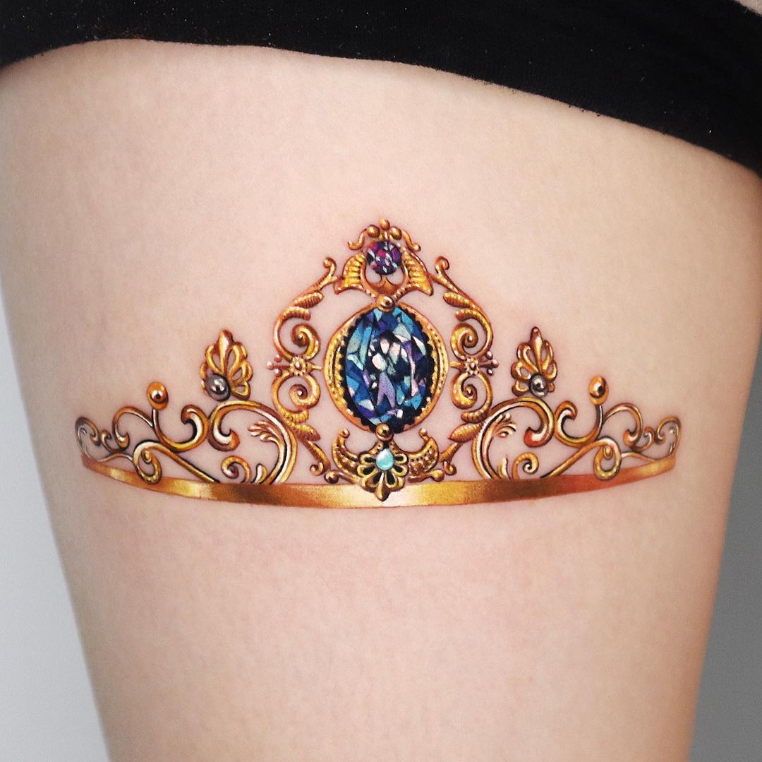 Whimsically Realistic Metallic Tattoos By Jooa (27)