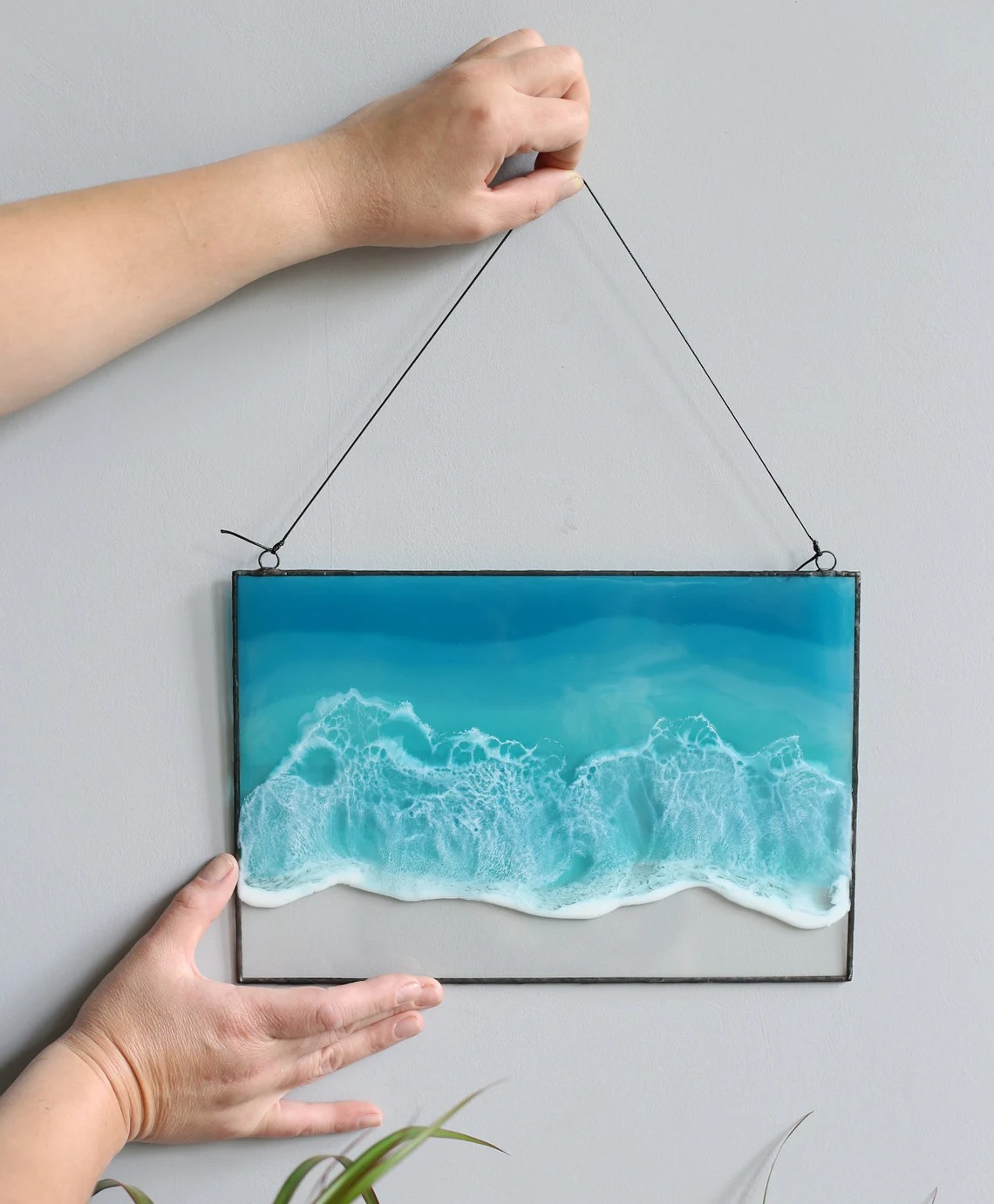 Gorgeous Herbarium In Glass And Resin Sea Frames By Anna Paschenko (1)