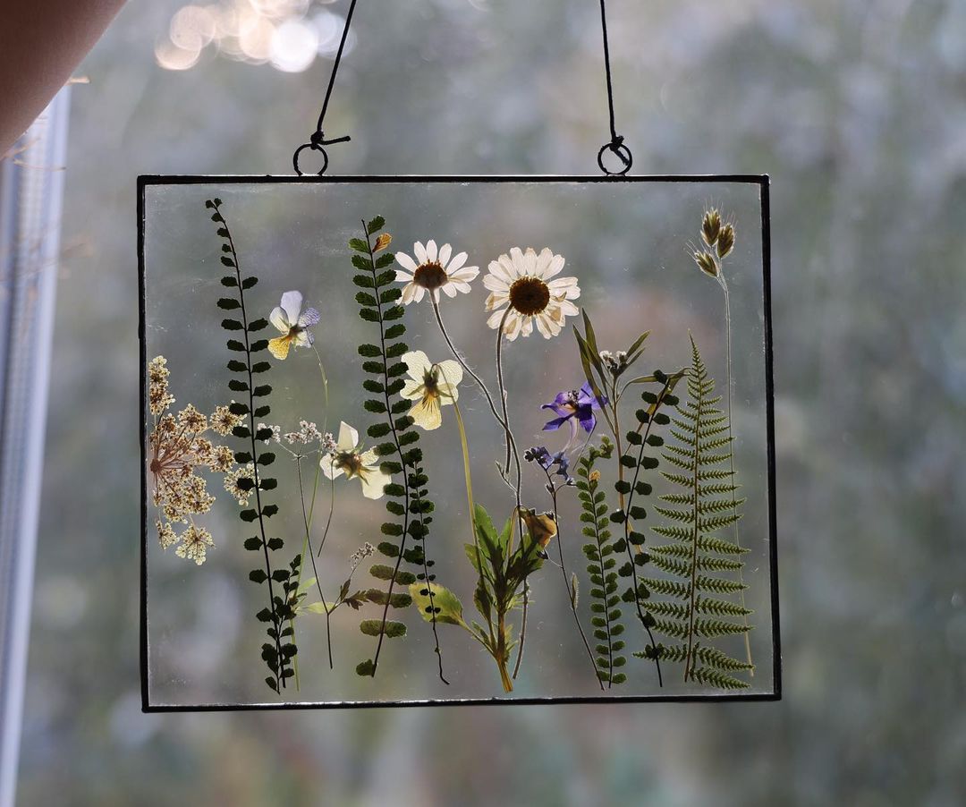 Gorgeous Herbarium In Glass And Resin Sea Frames By Anna Paschenko (28)