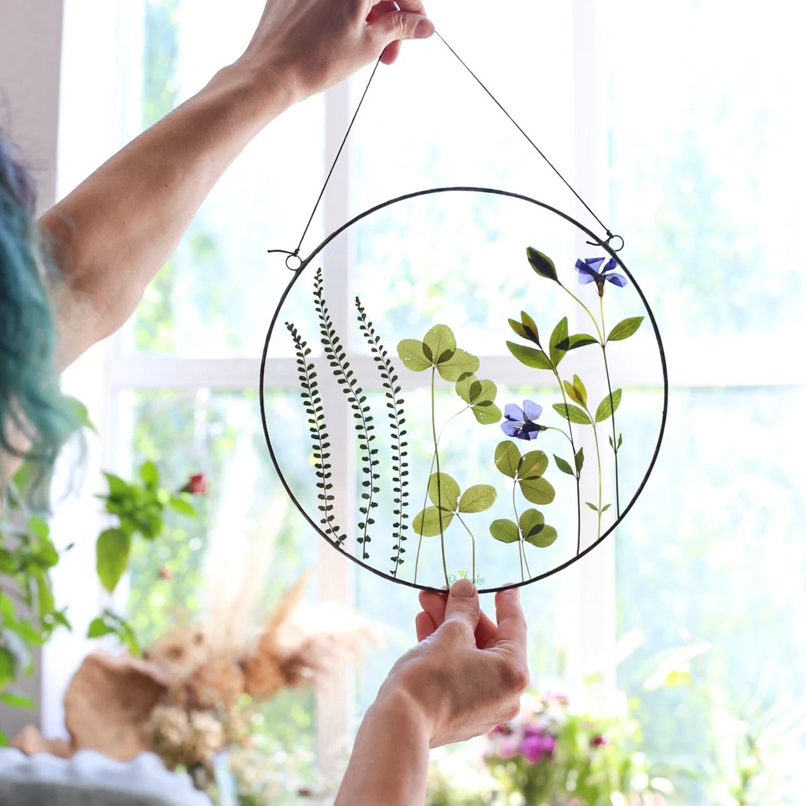 Gorgeous Herbarium In Glass And Resin Sea Frames By Anna Paschenko (5)