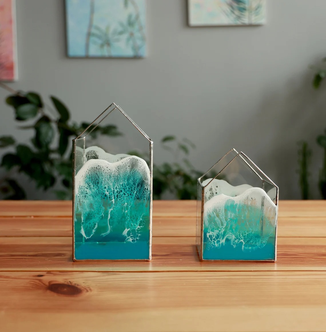 Gorgeous Herbarium In Glass And Resin Sea Frames By Anna Paschenko (6)