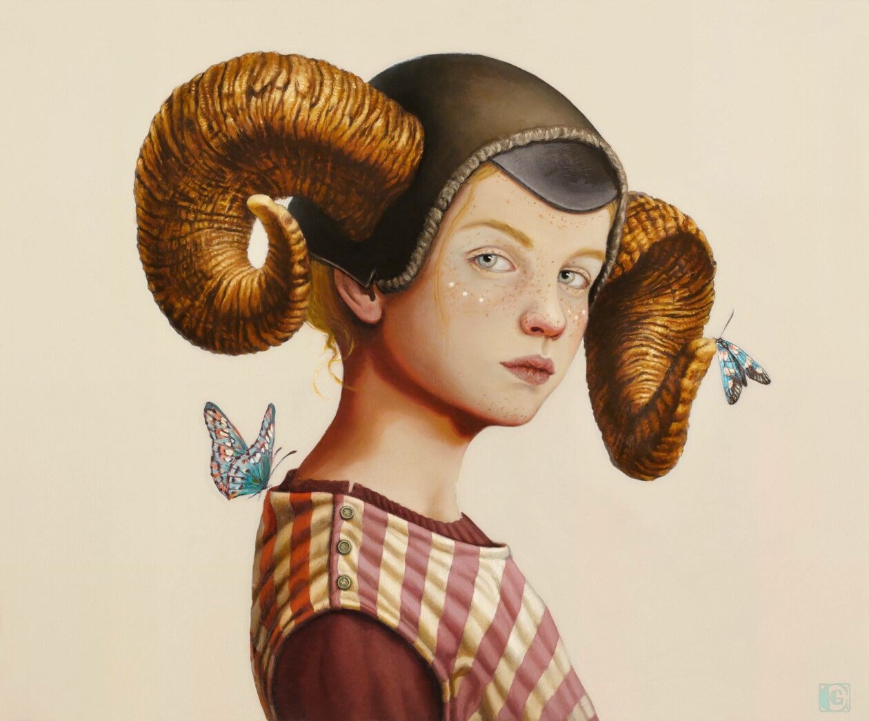 Kids And Animals, Enchanting Portrait Paintings By Claudia Giraudo (15)