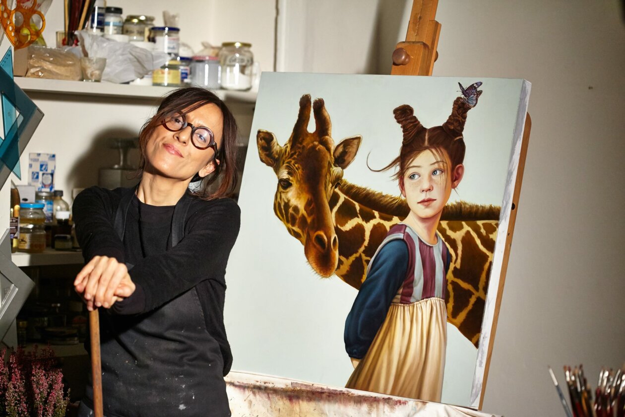 Kids And Animals, Enchanting Portrait Paintings By Claudia Giraudo (22)