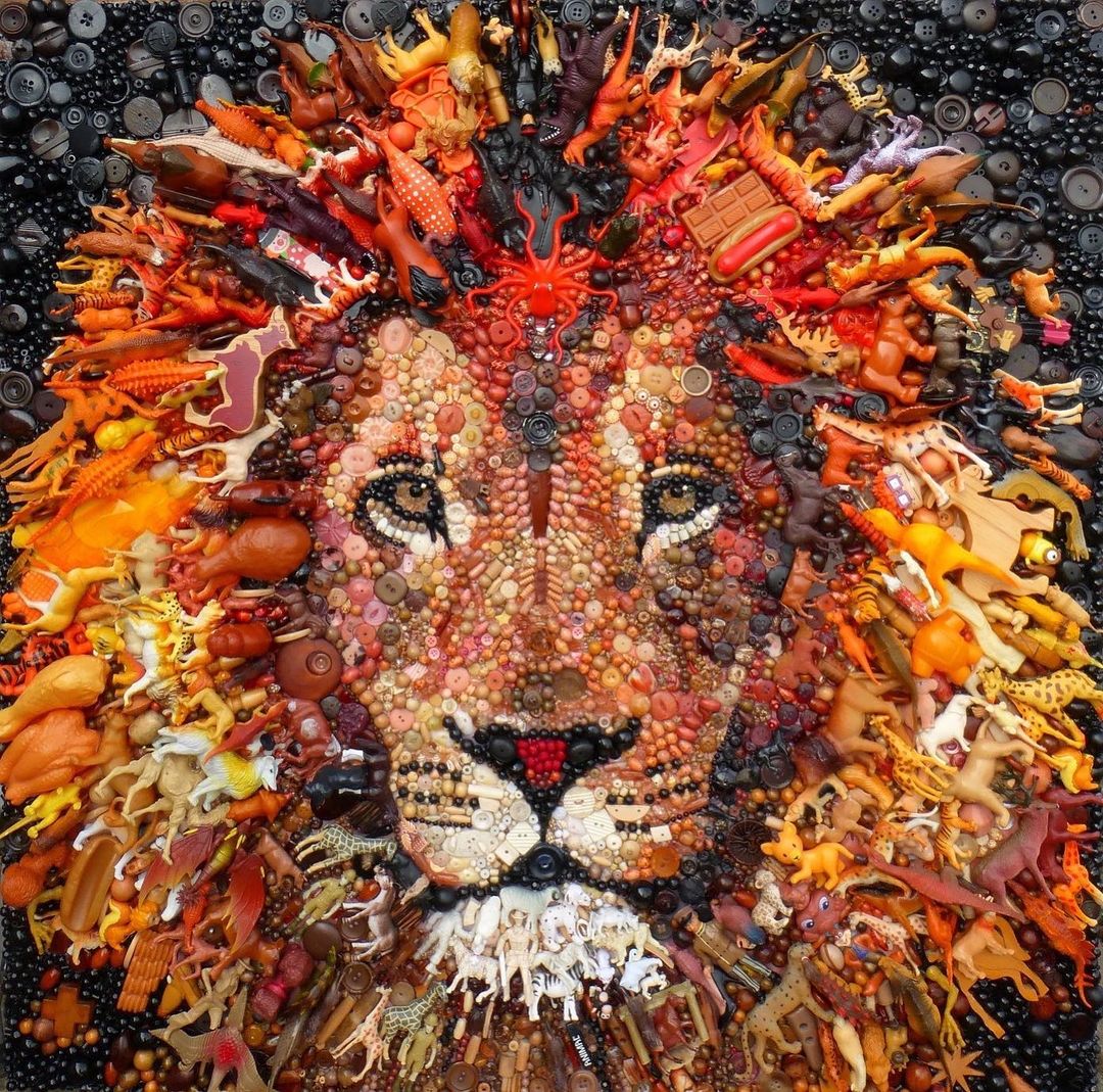 Stunning Assemblages Of Popular Portraits, Pictures, And Photos By Jane Perkins (10)