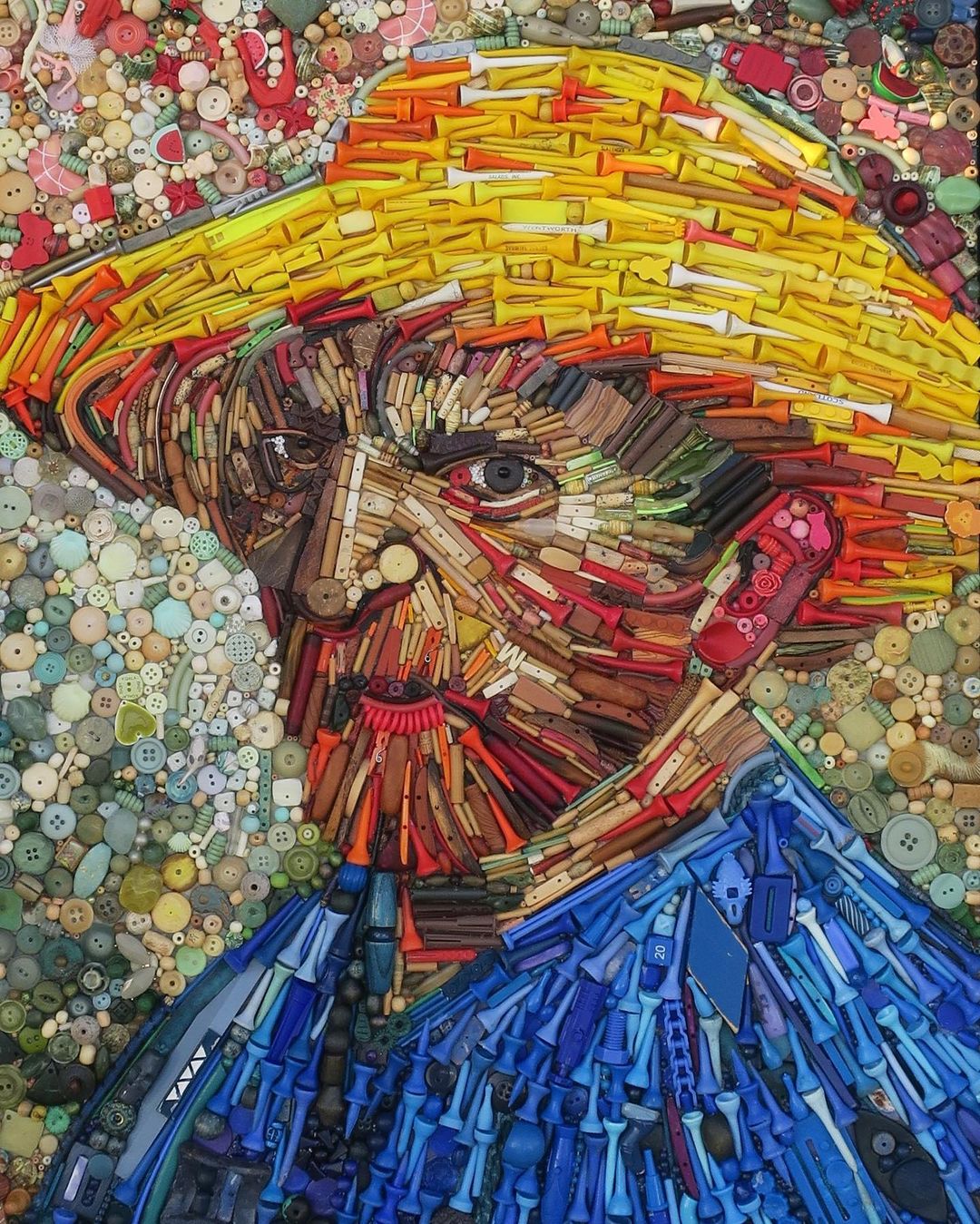 Stunning Assemblages Of Popular Portraits, Pictures, And Photos By Jane Perkins (17)