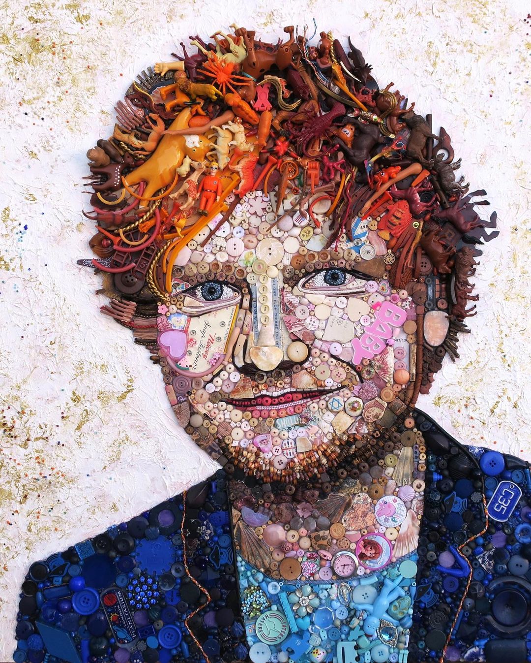 Stunning Assemblages Of Popular Portraits, Pictures, And Photos By Jane Perkins (18)