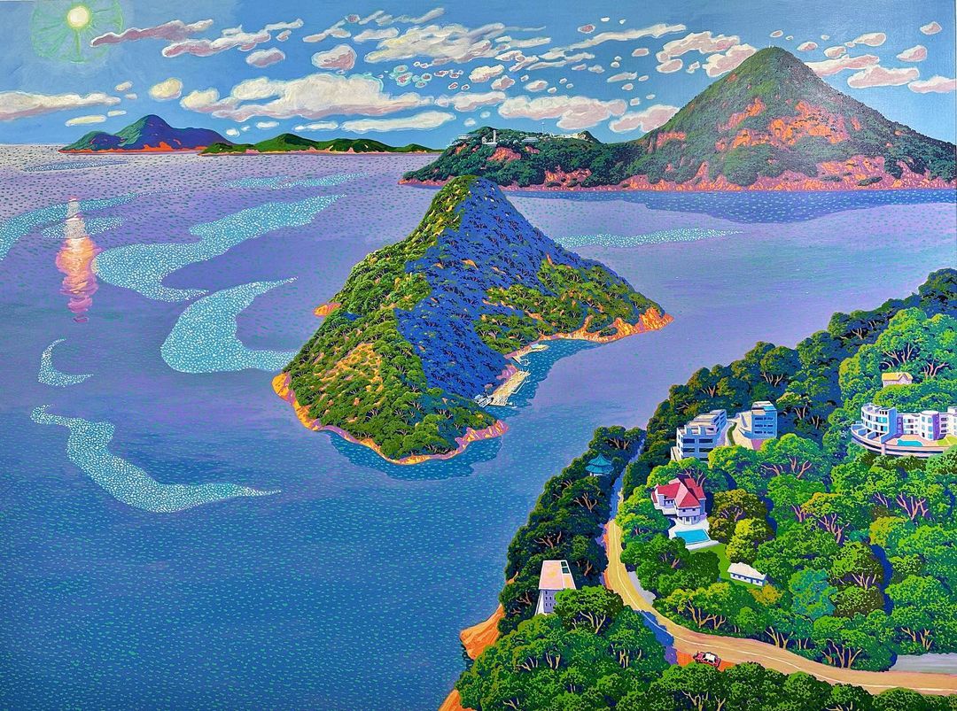 Vivid Saturated Landscape Paintings By Stephen Wong Chun Hei (1)
