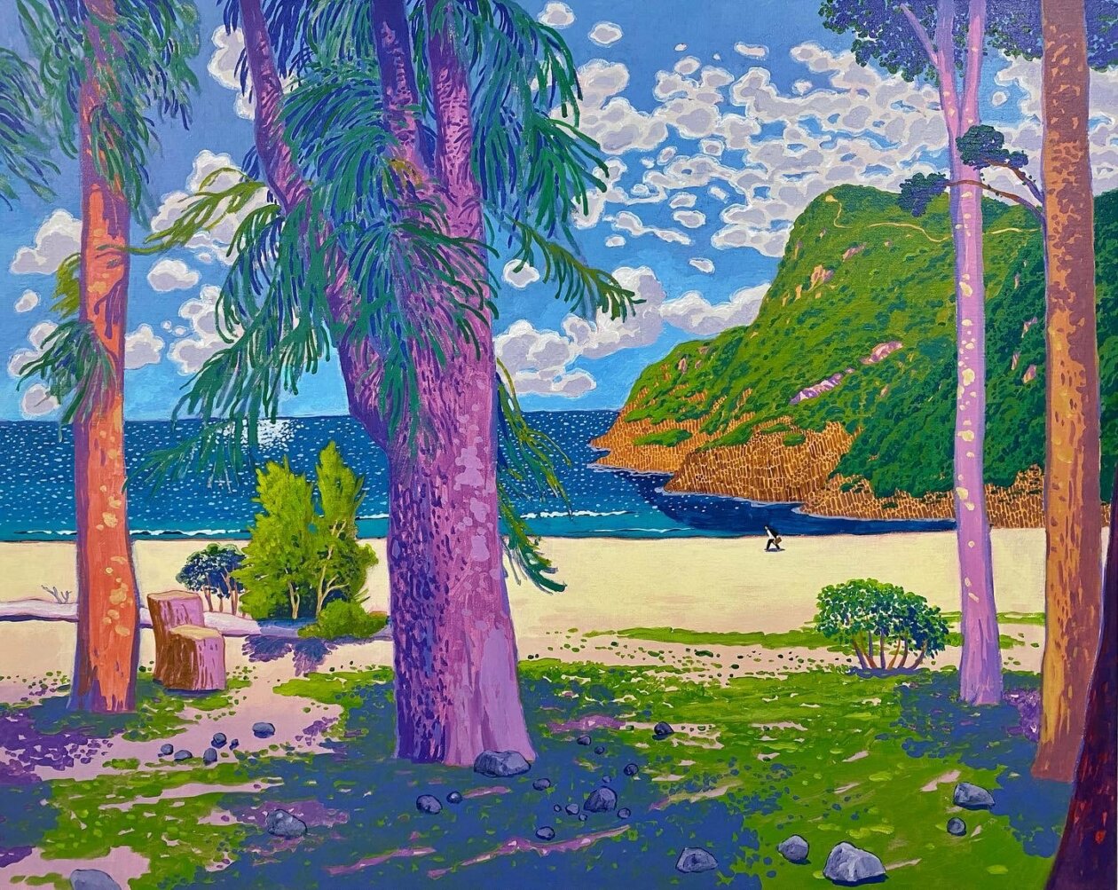 Vivid Saturated Landscape Paintings By Stephen Wong Chun Hei (11)