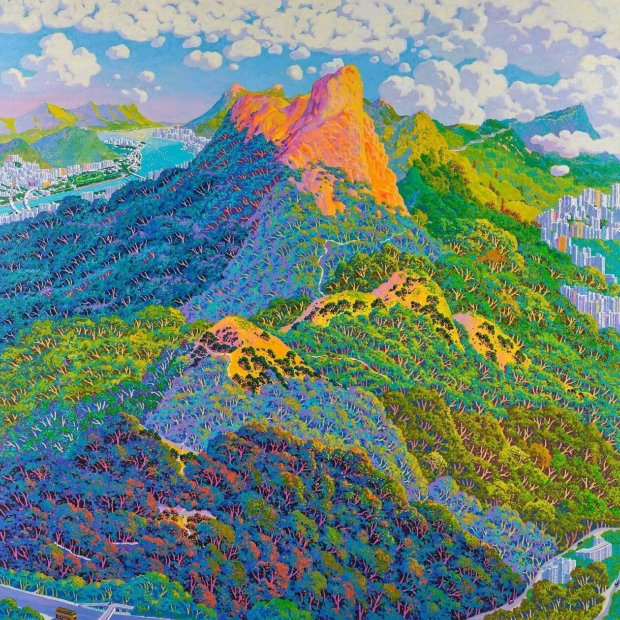 Vivid Saturated Landscape Paintings By Stephen Wong Chun Hei (6)