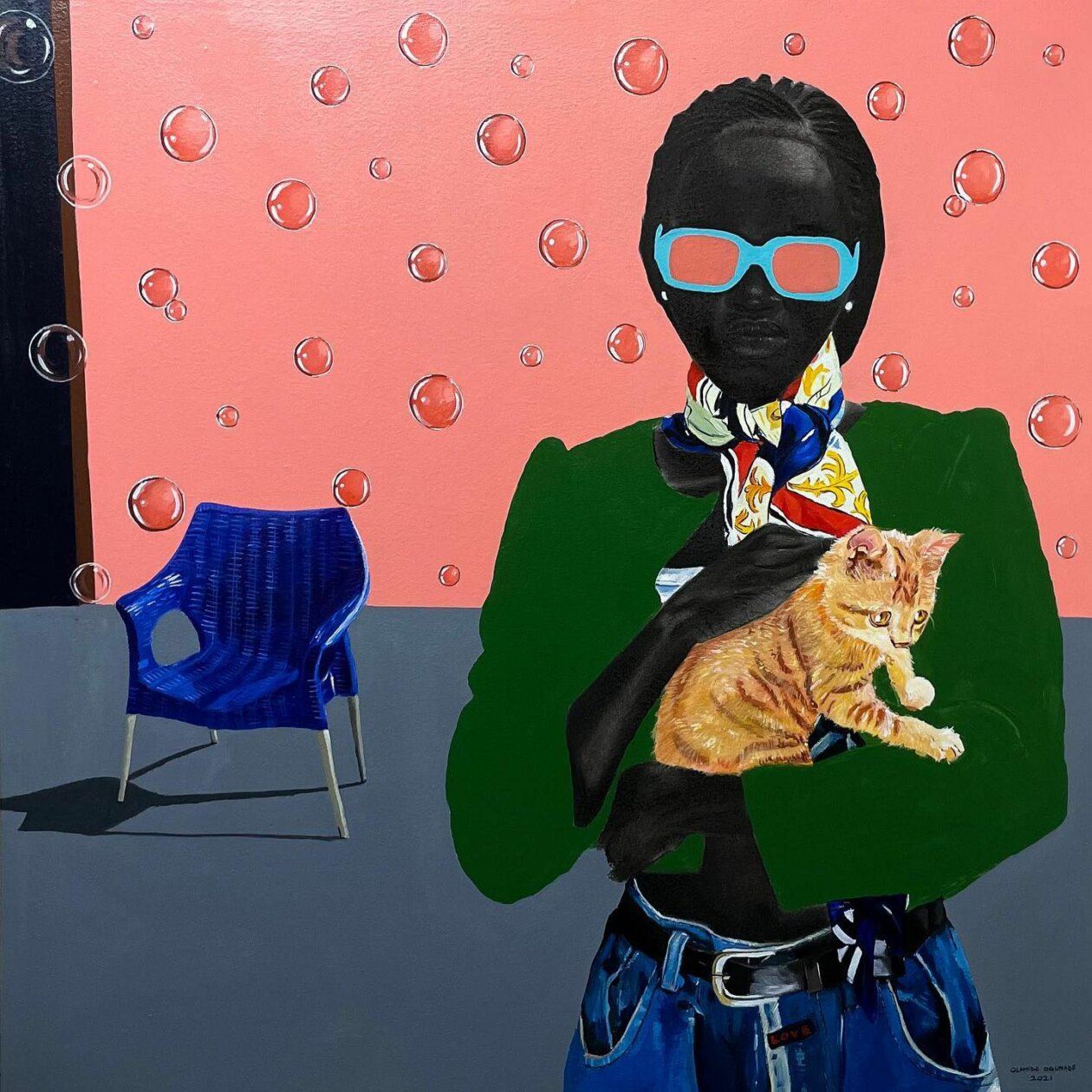 African Society, Figurative Paintings By Olamide Ogunade (10)