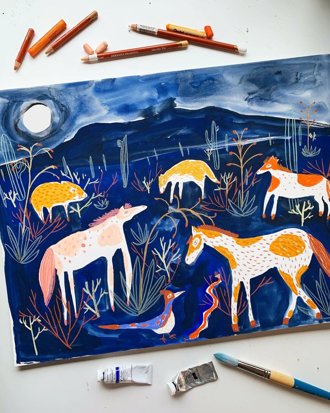 American Southwest, Vibrant Paintings And Sculptures By Melissa Lakey (12)