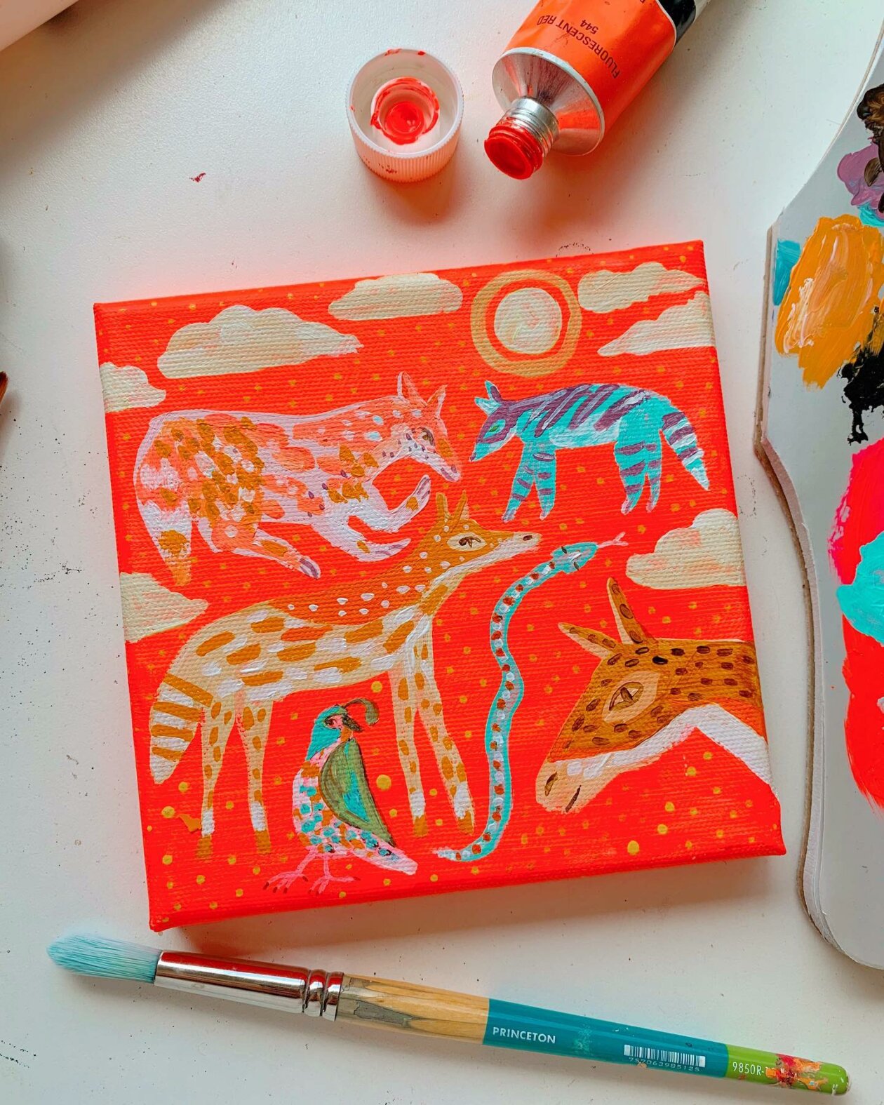 American Southwest, Vibrant Paintings And Sculptures By Melissa Lakey (15)