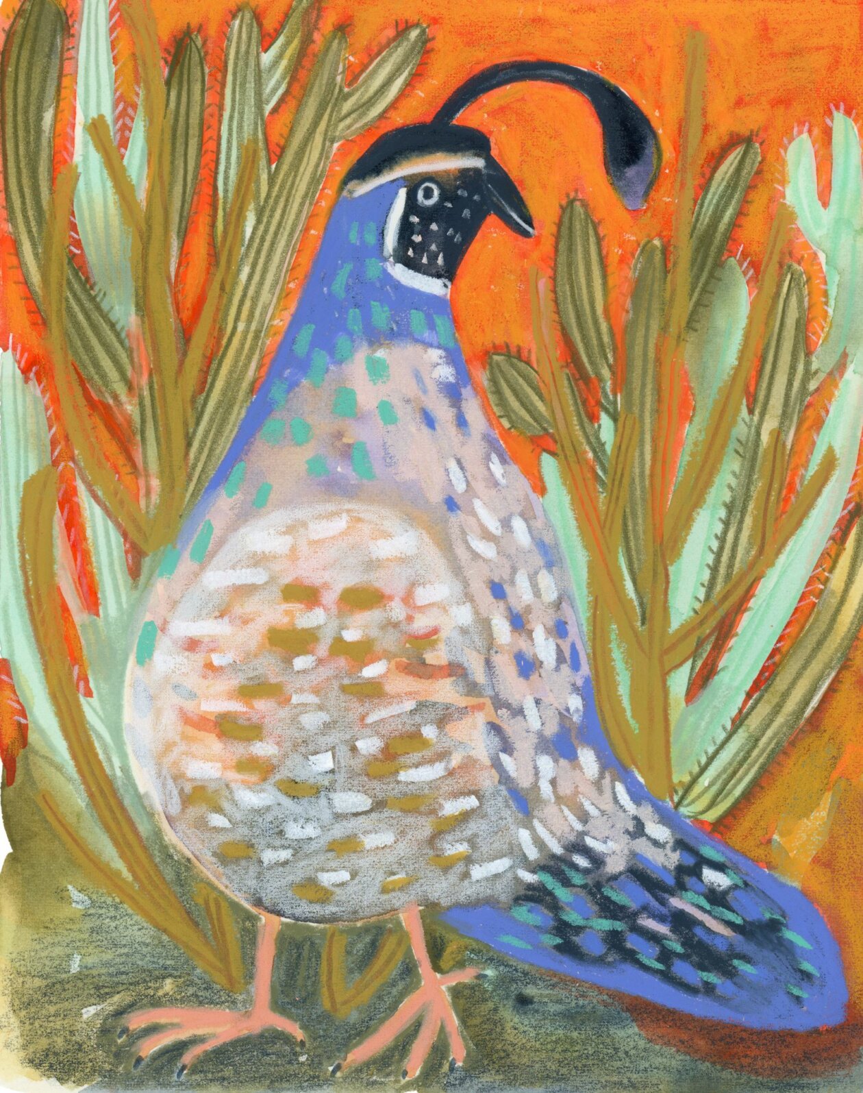 American Southwest, Vibrant Paintings And Sculptures By Melissa Lakey (7)