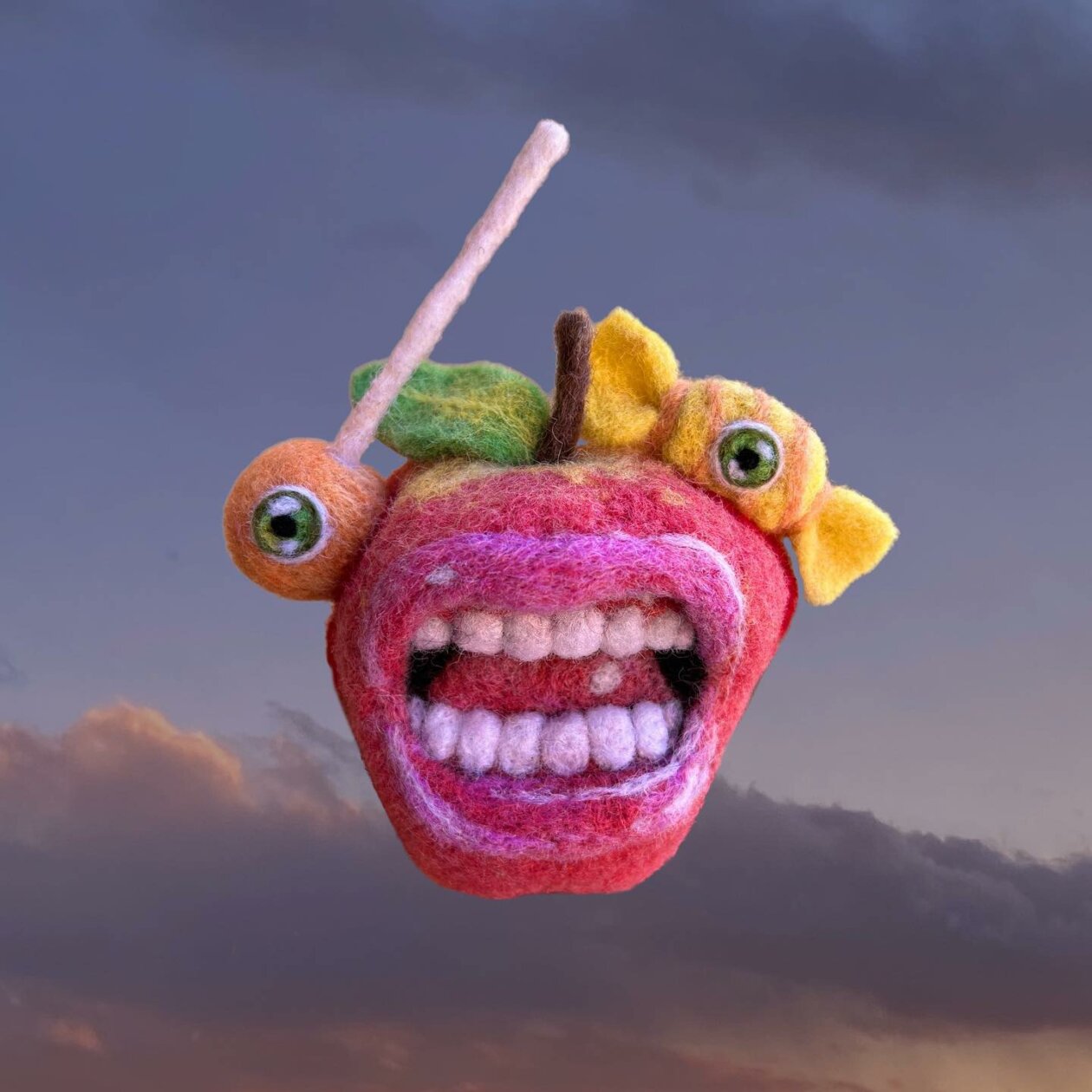 Amusing And Creepy Felt Monsters By Audrey Montoya (16)