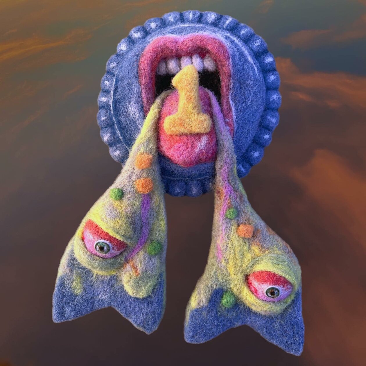 Amusing And Creepy Felt Monsters By Audrey Montoya (5)