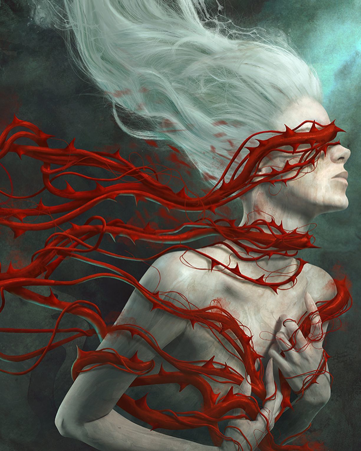 Dark, Lush, And Surreal Digital Paintings By Marcela Bolívar (14)