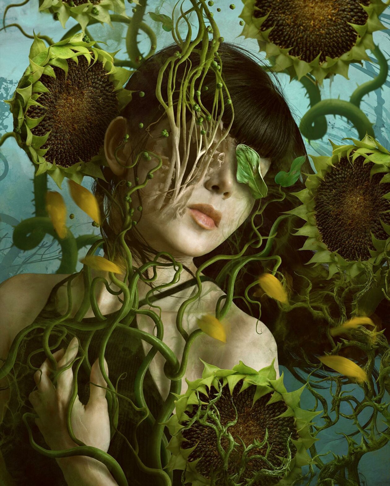 Dark, Lush, And Surreal Digital Paintings By Marcela Bolívar (15)