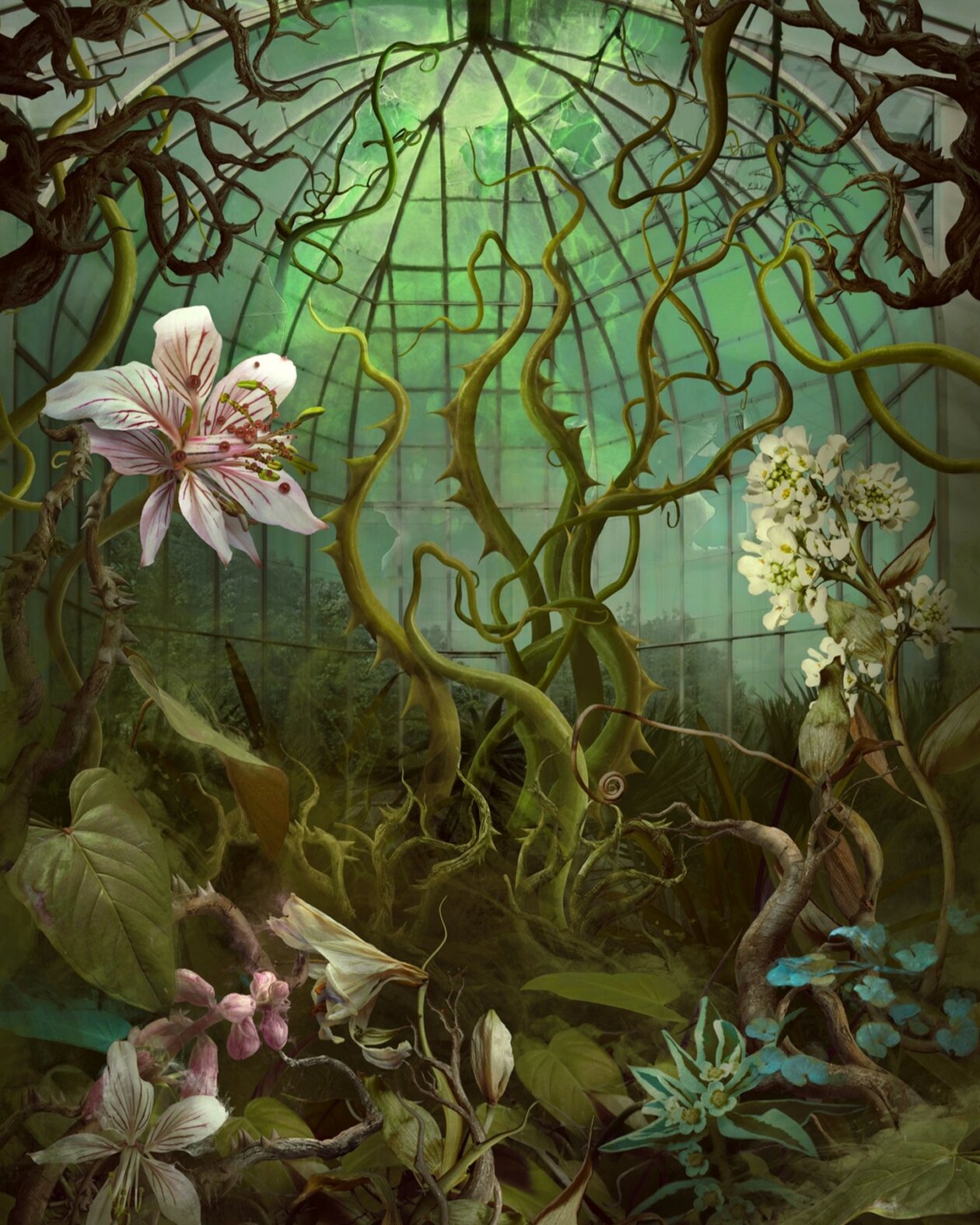 Dark, Lush, And Surreal Digital Paintings By Marcela Bolívar (17)