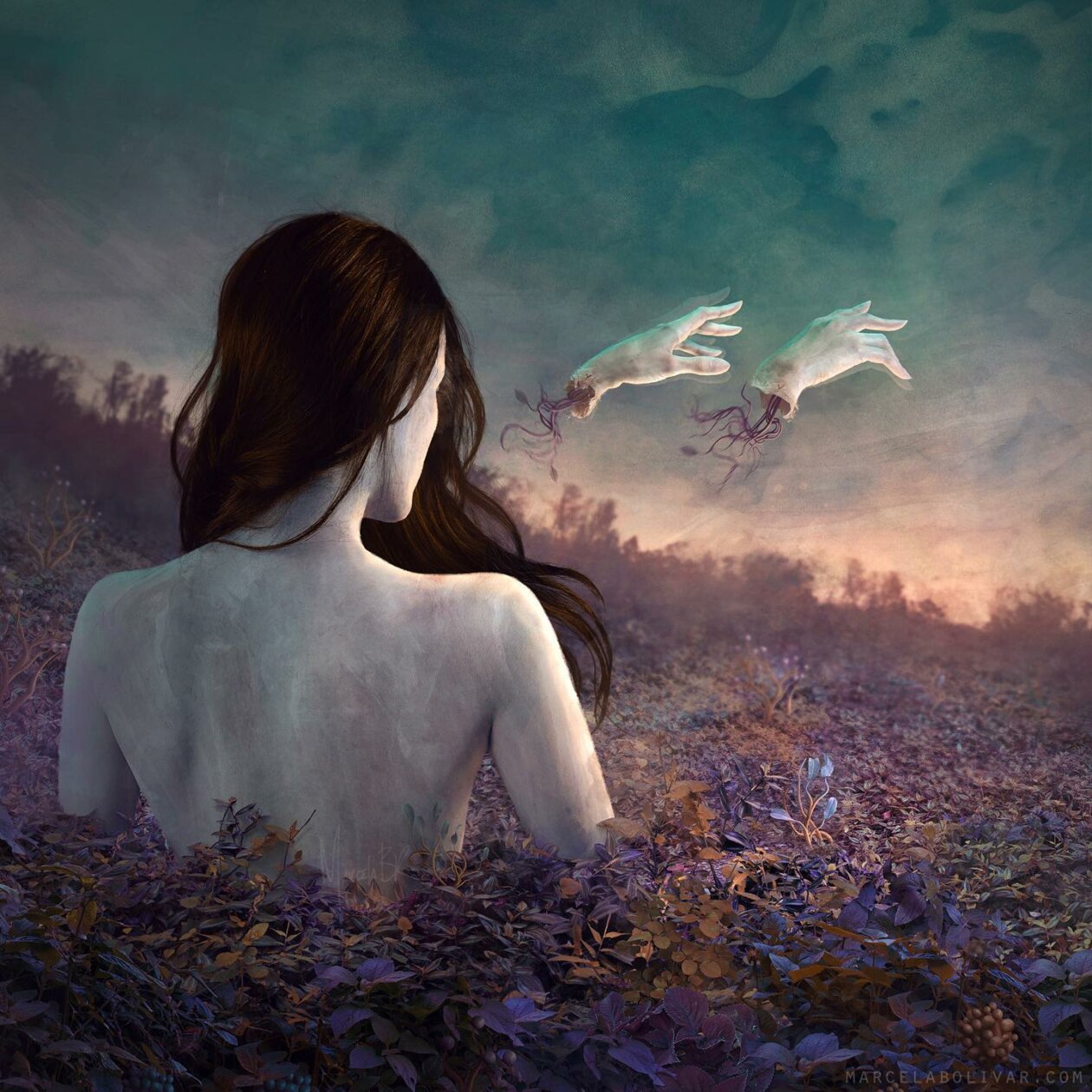 Dark, Lush, And Surreal Digital Paintings By Marcela Bolívar (4)