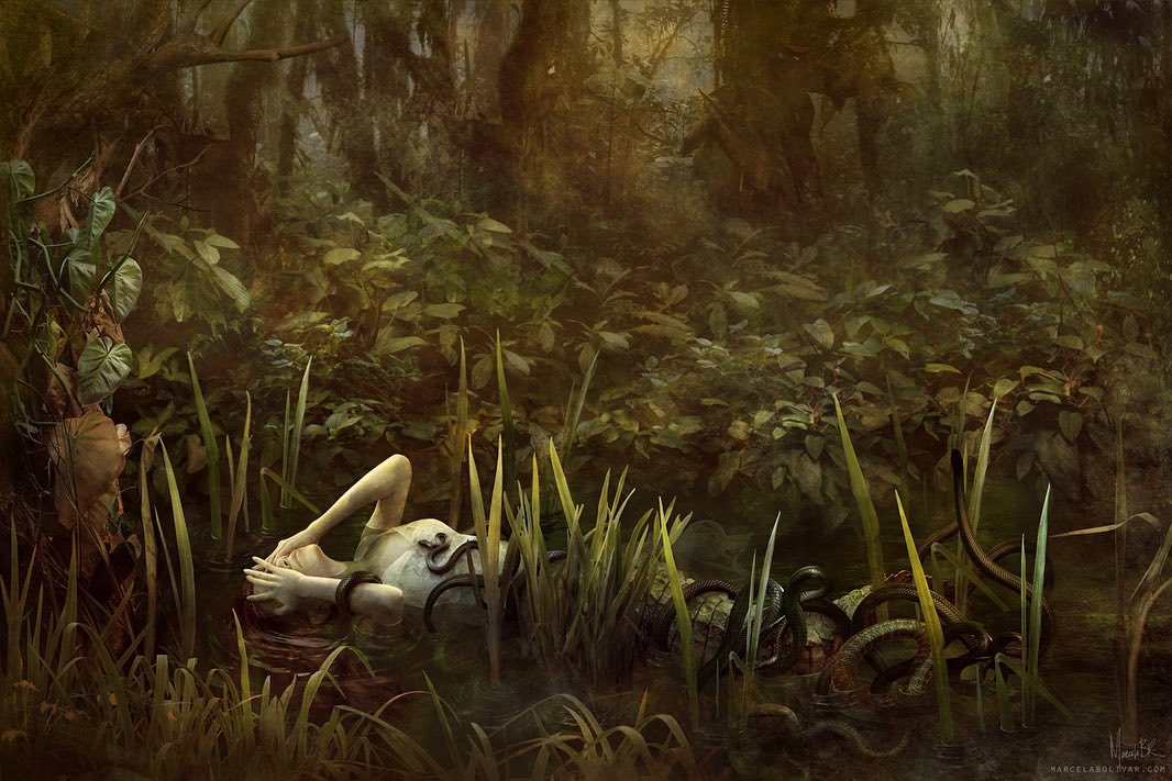 Dark, Lush, And Surreal Digital Paintings By Marcela Bolívar (7)