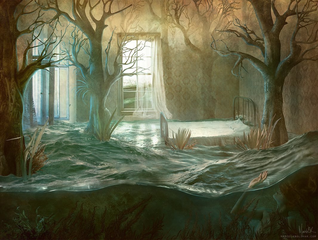 Dark, Lush, And Surreal Digital Paintings By Marcela Bolívar (8)