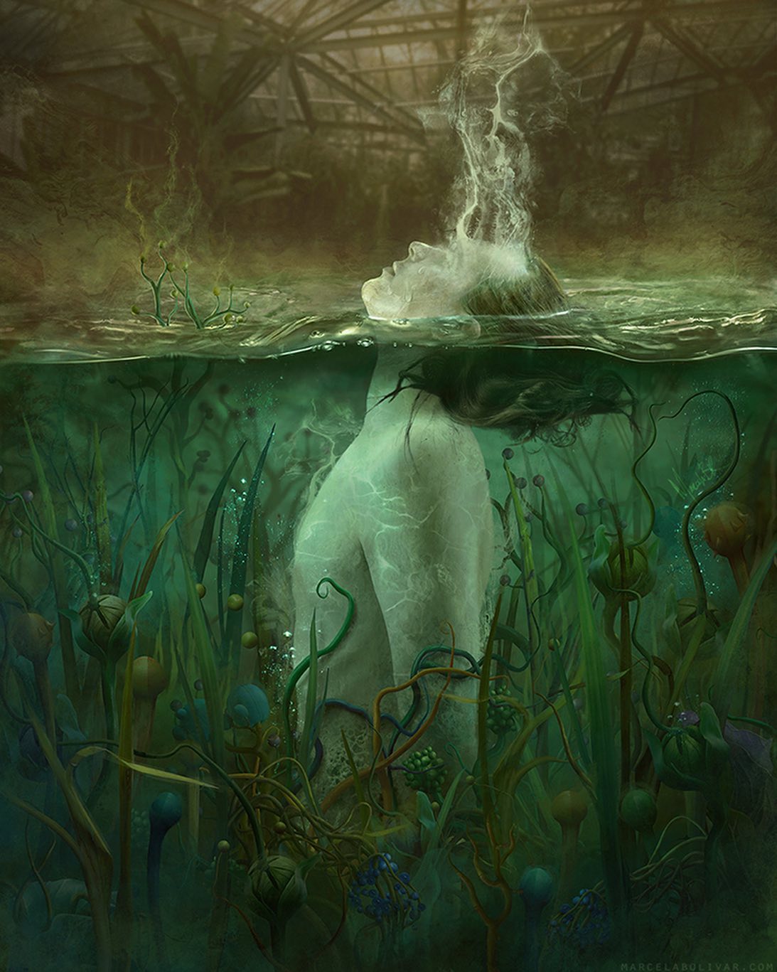 Dark, Lush, And Surreal Digital Paintings By Marcela Bolívar (9)