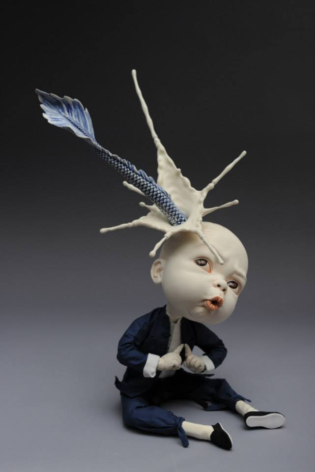 Distorted Baby Faces, Surreal Ceramic Sculptures By Johnson Tsang (3)