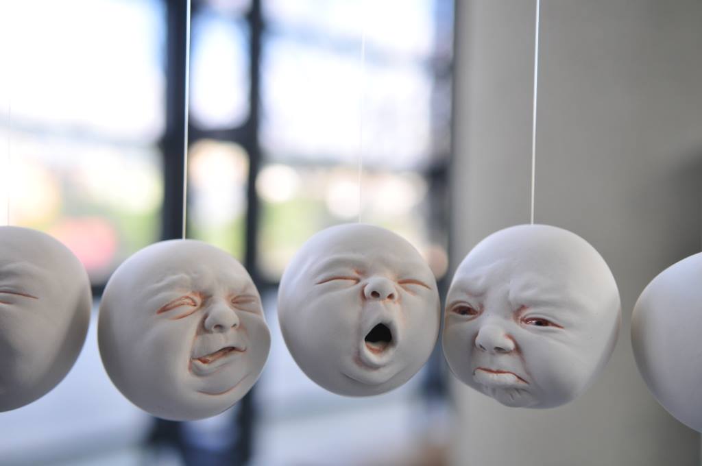 Distorted Baby Faces, Surreal Ceramic Sculptures By Johnson Tsang (7)
