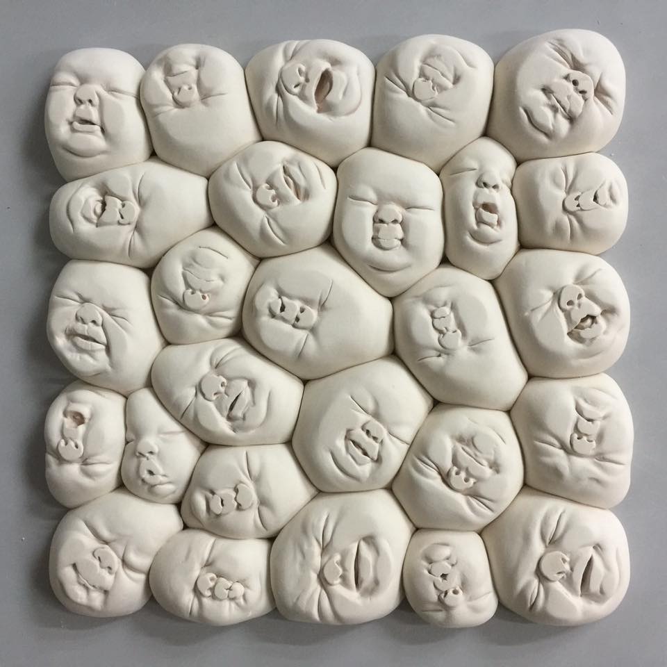 Distorted Baby Faces, Surreal Ceramic Sculptures By Johnson Tsang (8)
