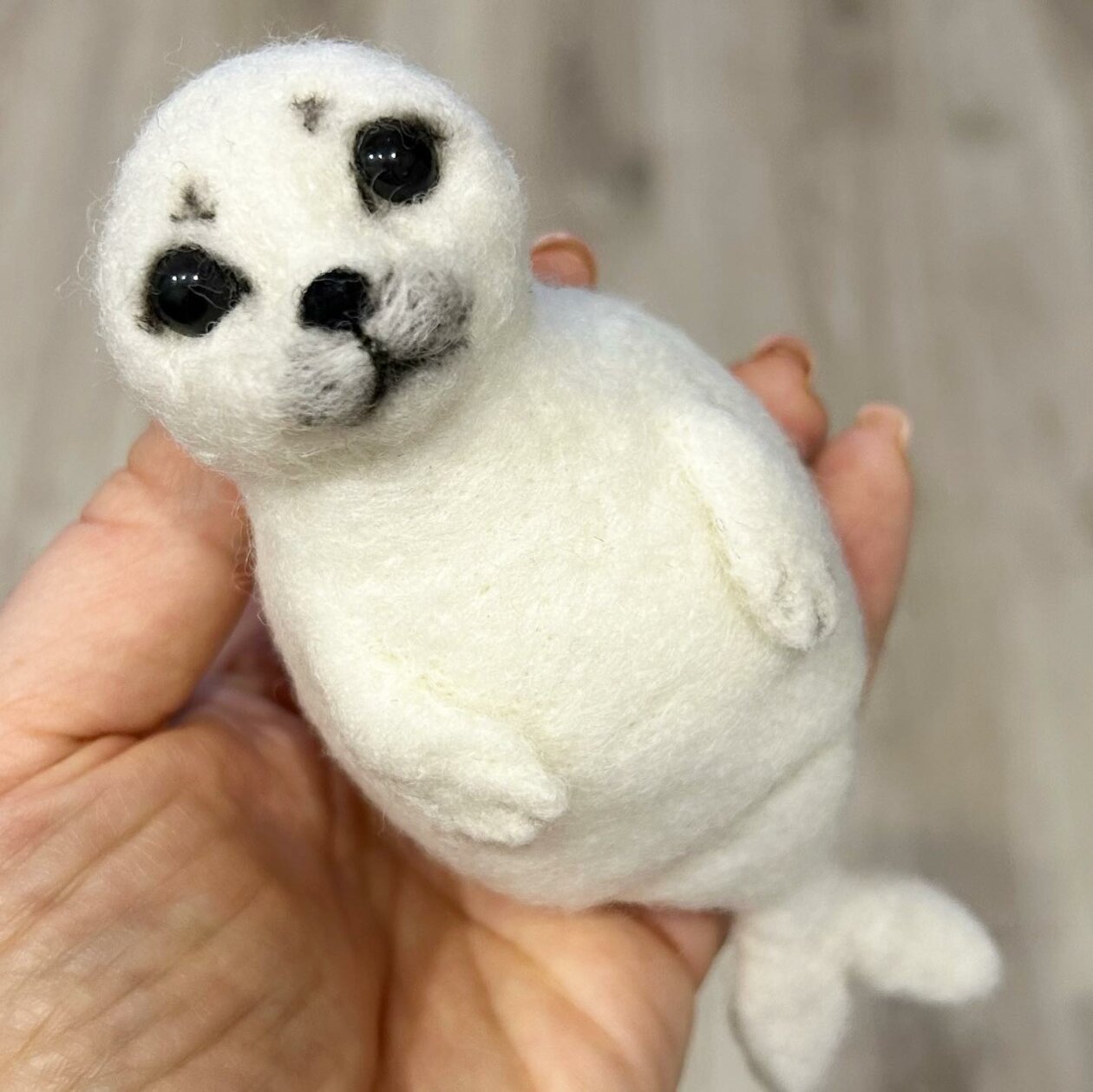 Hyper Realistic Animal Felted Wool Sculptures By Alla Rebrova (26)