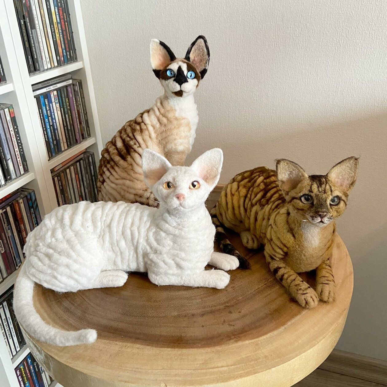 Hyper Realistic Animal Felted Wool Sculptures By Alla Rebrova (5)