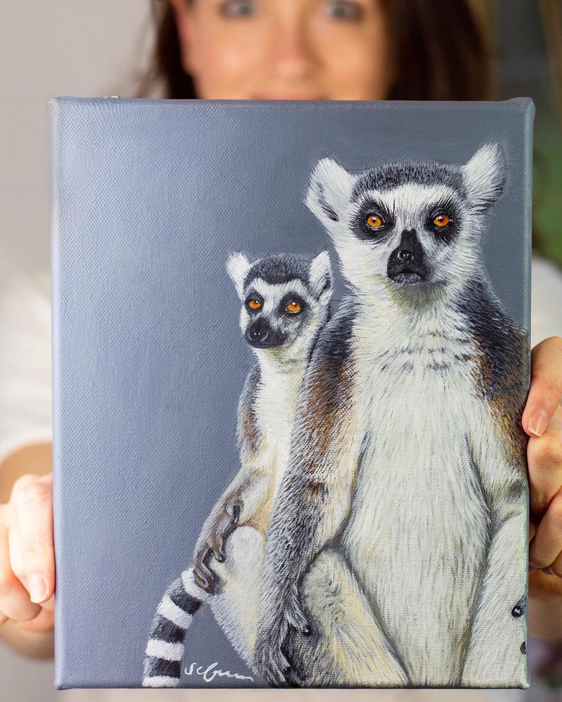 Hyper Realistic Animal Portrait Paintings By Sophie Green (2)