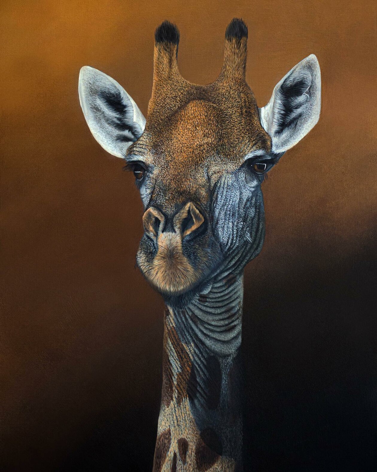 Hyper Realistic Animal Portrait Paintings By Sophie Green (6)