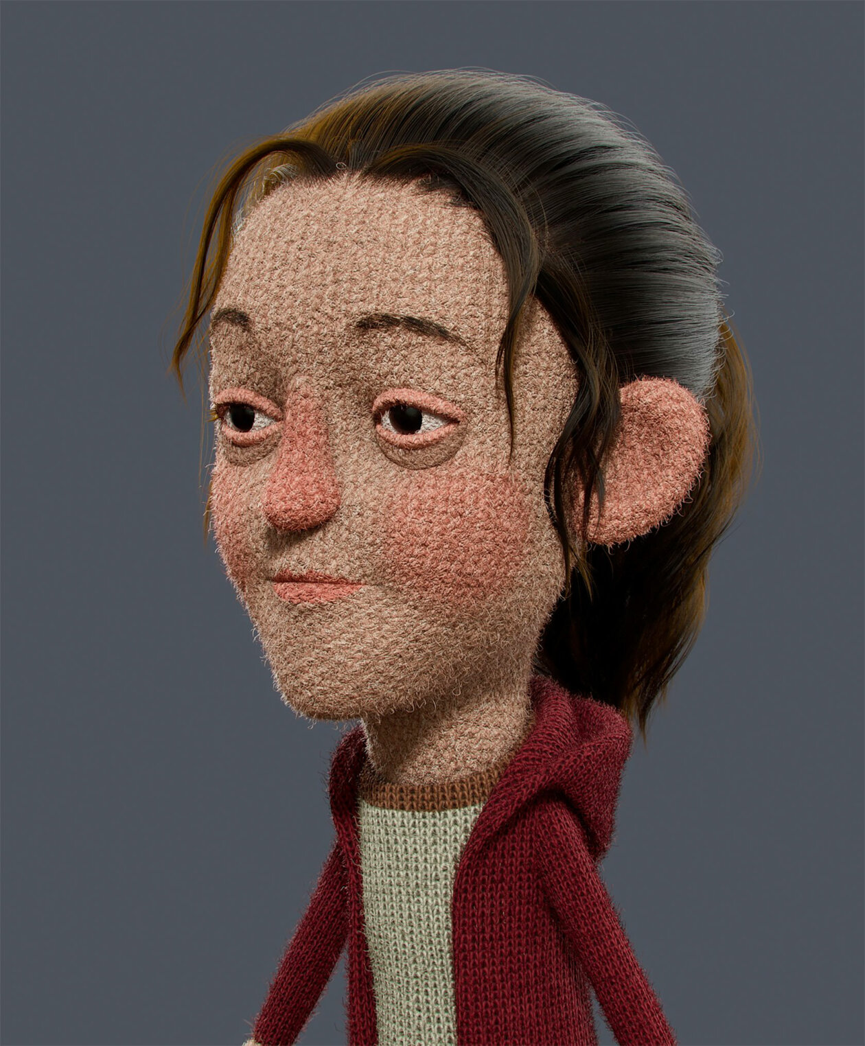 Hyper Realistic Illustrations Of Crochet Characters By Akbar Erabiyan (3)