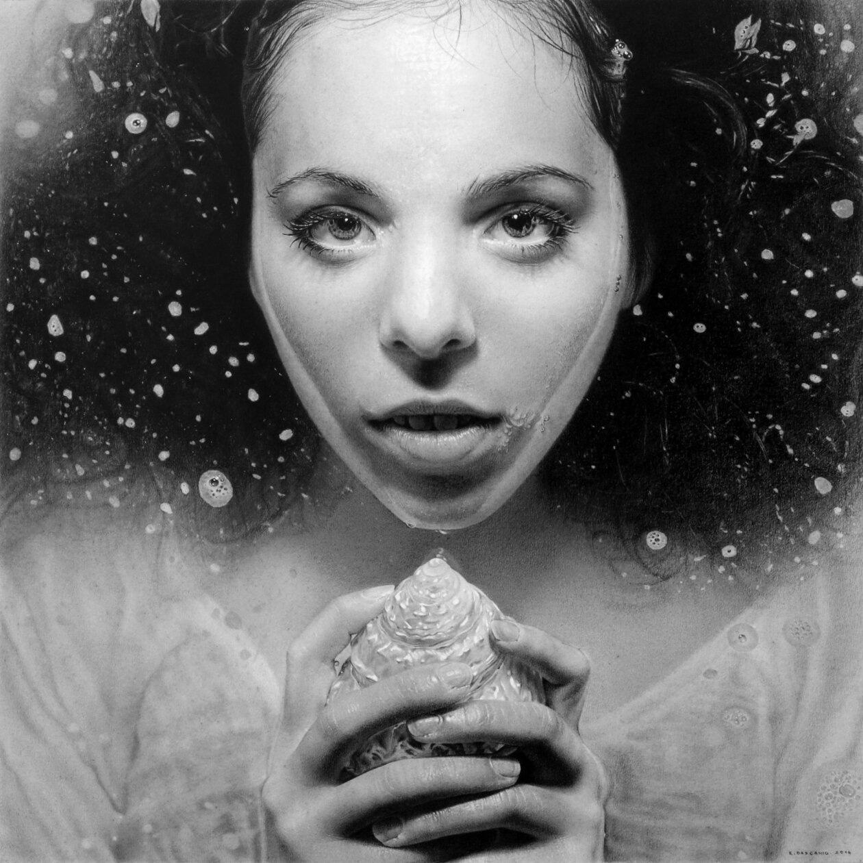 Hyper Realistic Pencil And Charcoal Portraits By Emanuele Dascanio 5