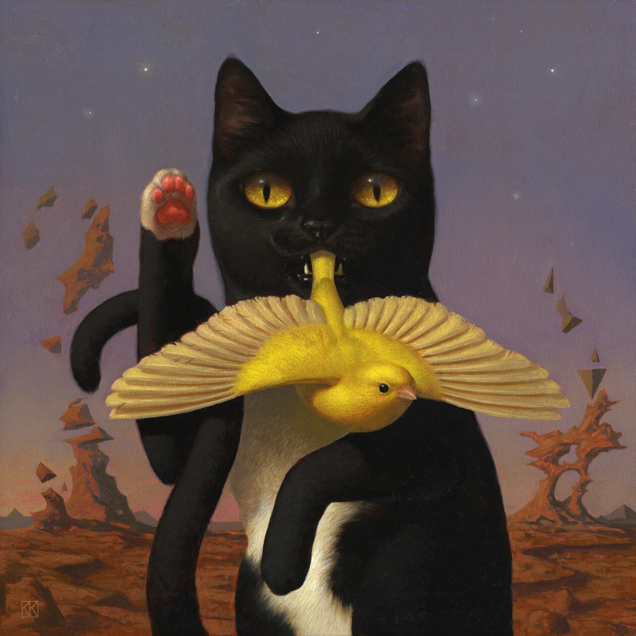 Surreal Illustrative Paintings By Kristin Kwan (8)