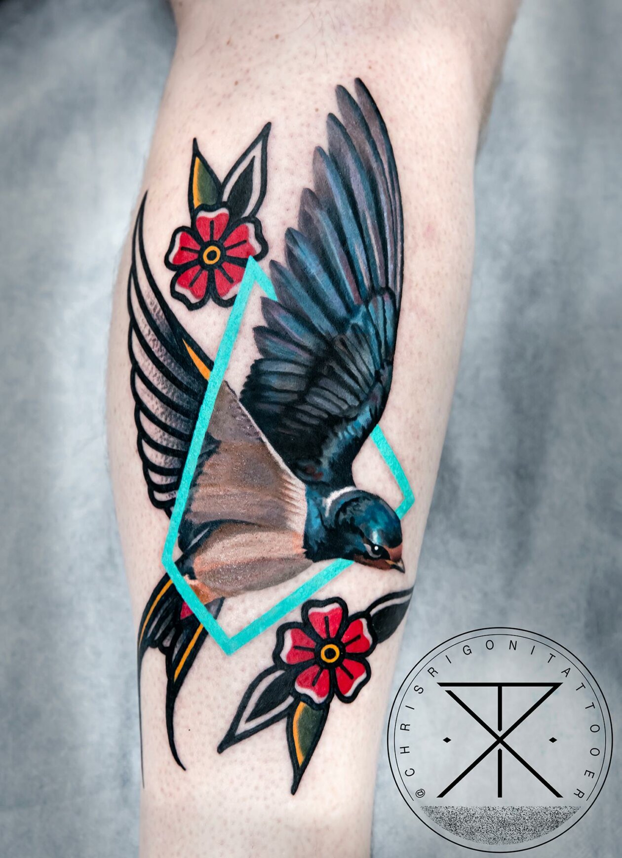 The Exuberant Mixed Style Tattoos Of Chris Rigoni (1)