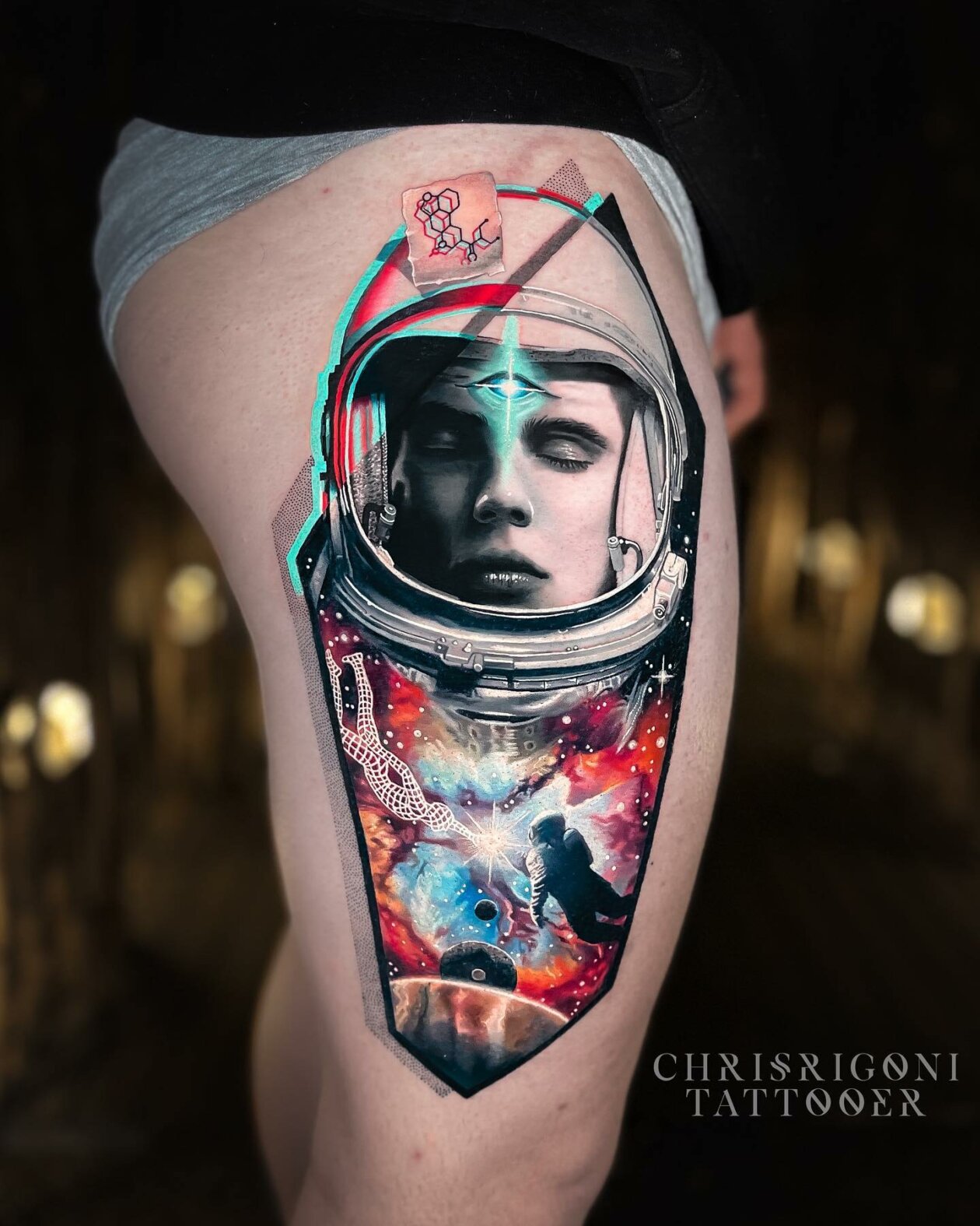 The Exuberant Mixed Style Tattoos Of Chris Rigoni (12)