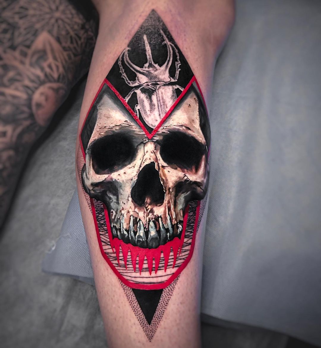 The Exuberant Mixed Style Tattoos Of Chris Rigoni (28)